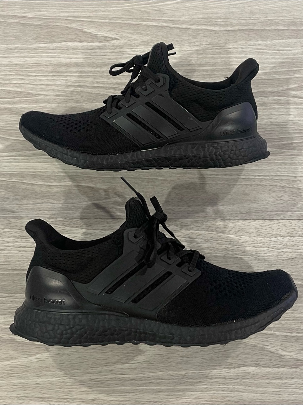Adidas UltraBoost 1.0 DNA Triple Black Black Low Sneakers HQ4199 Men’s Size 10